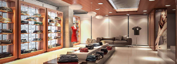 Premium showroom zone at The Delhi Mall